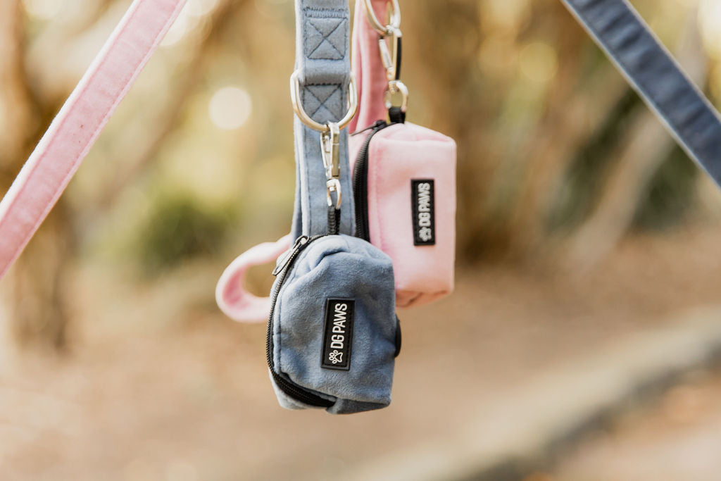 Pink Velvet Poop Bag