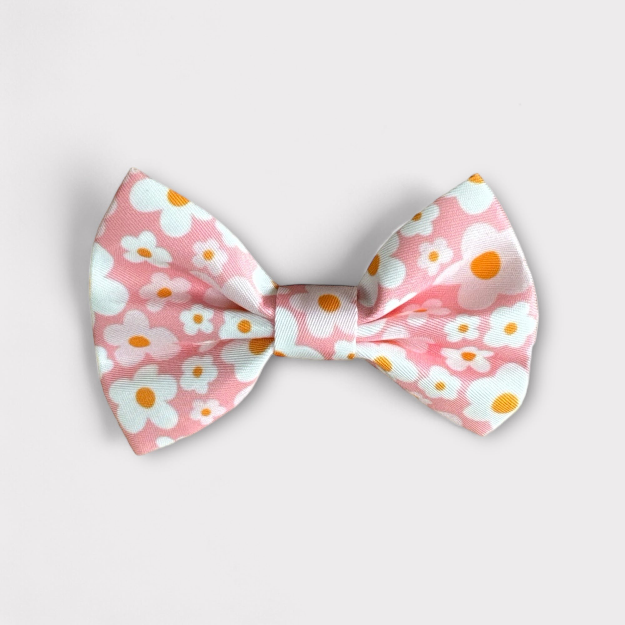 Pink Spring Floral Bow Tie