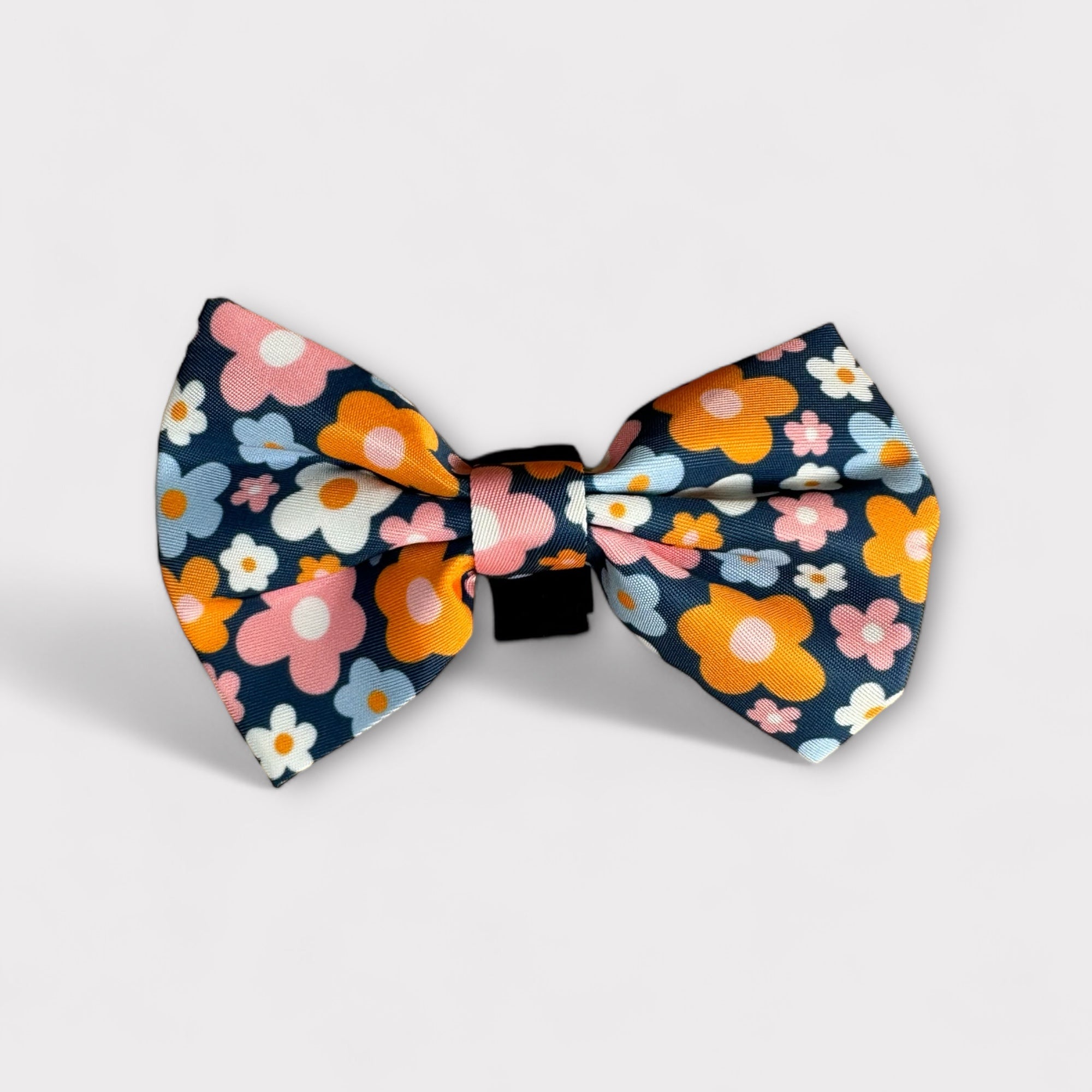 Blue Spring Floral Bow Tie
