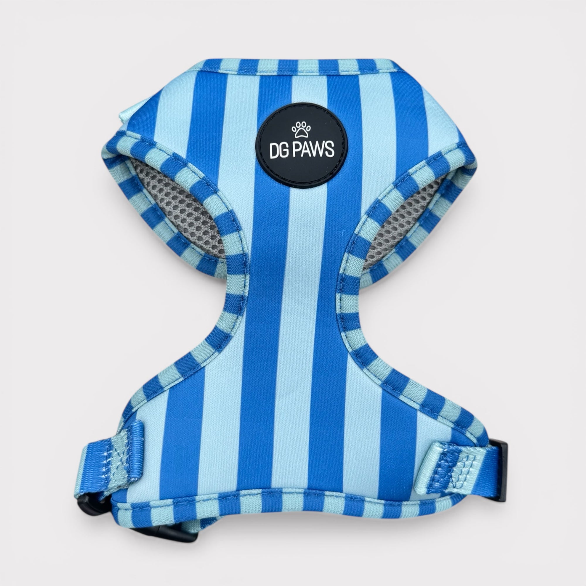 Coastal Stripe Adjustable Dog Harness