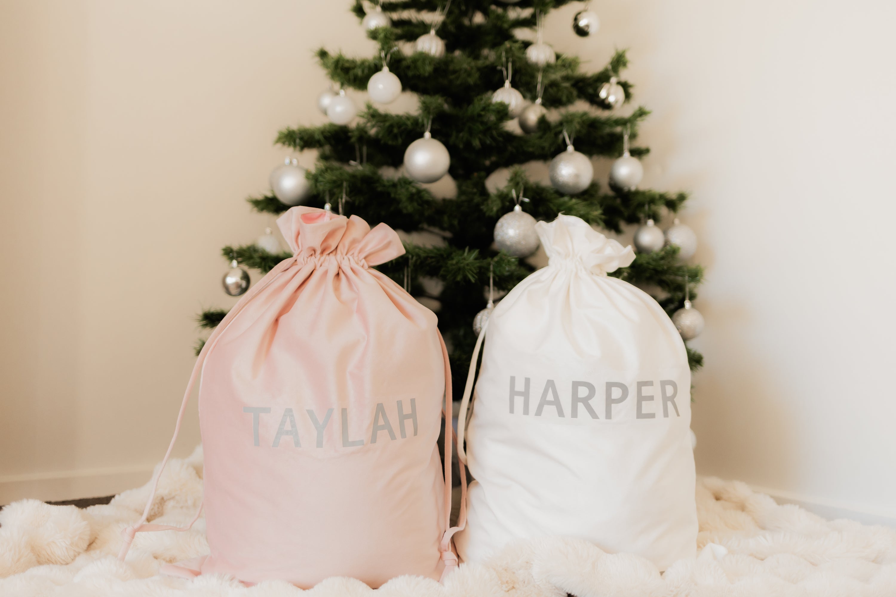 Personalized Velvet Santa Sack