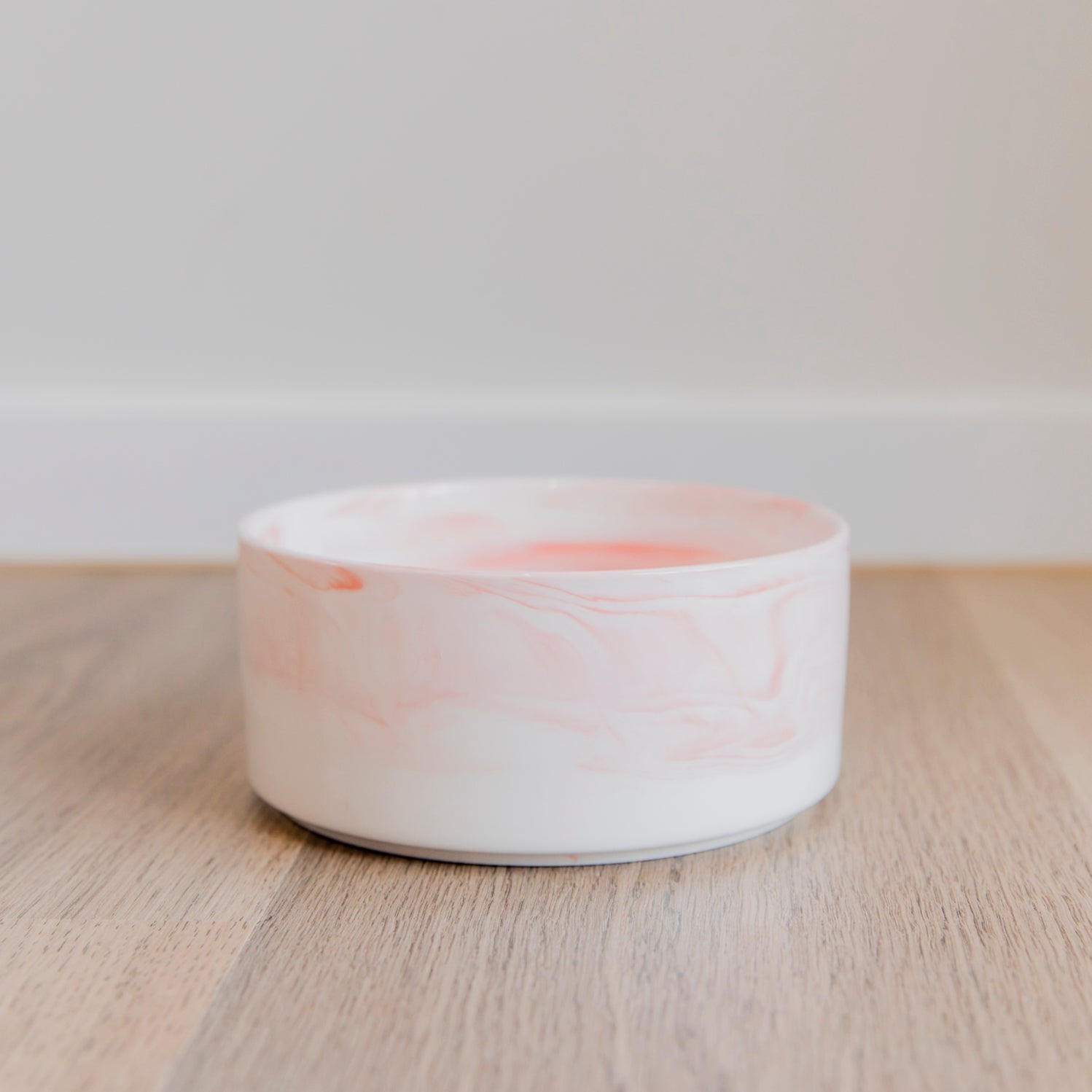 Ceramic Marble Dog Bowl