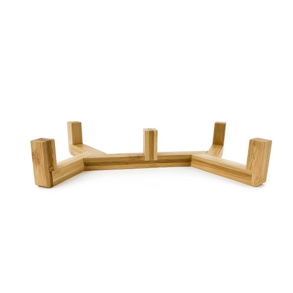 Bamboo Dog Bowl Stands