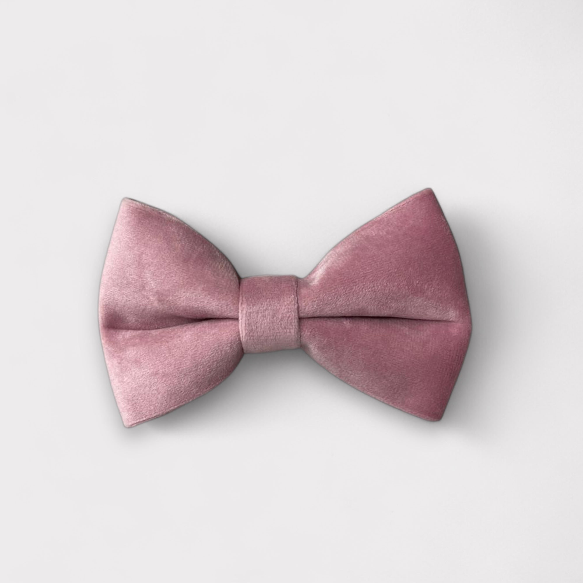Pink Velvet Bow Tie