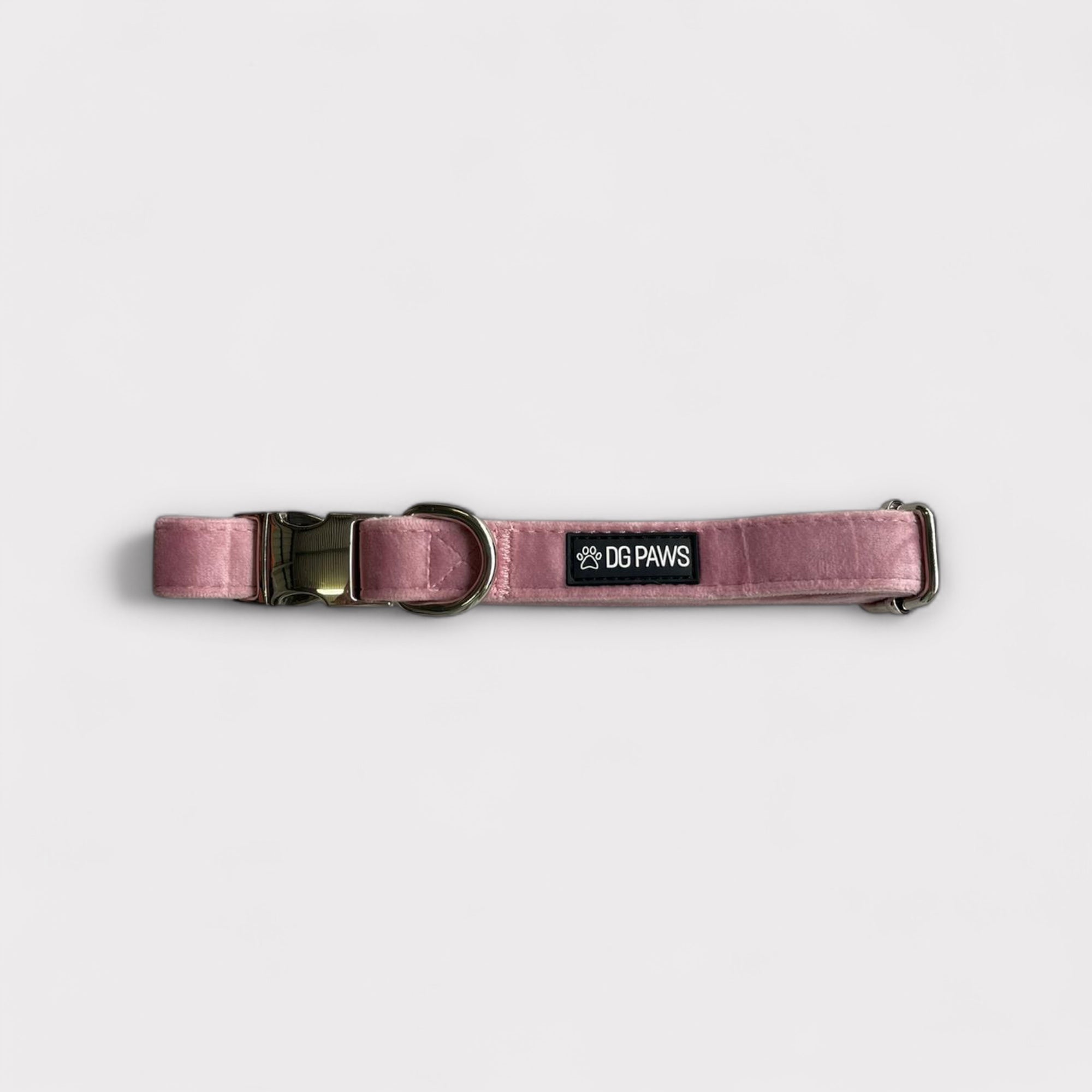 Pink Velvet Dog Collar