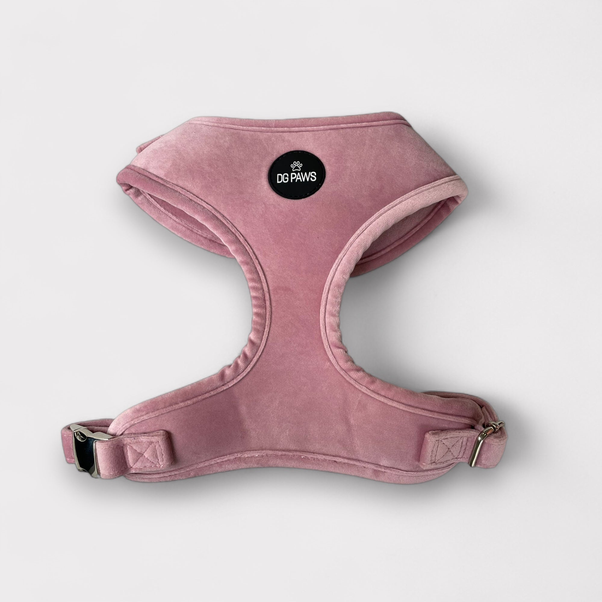 Pink Velvet Dog Harness