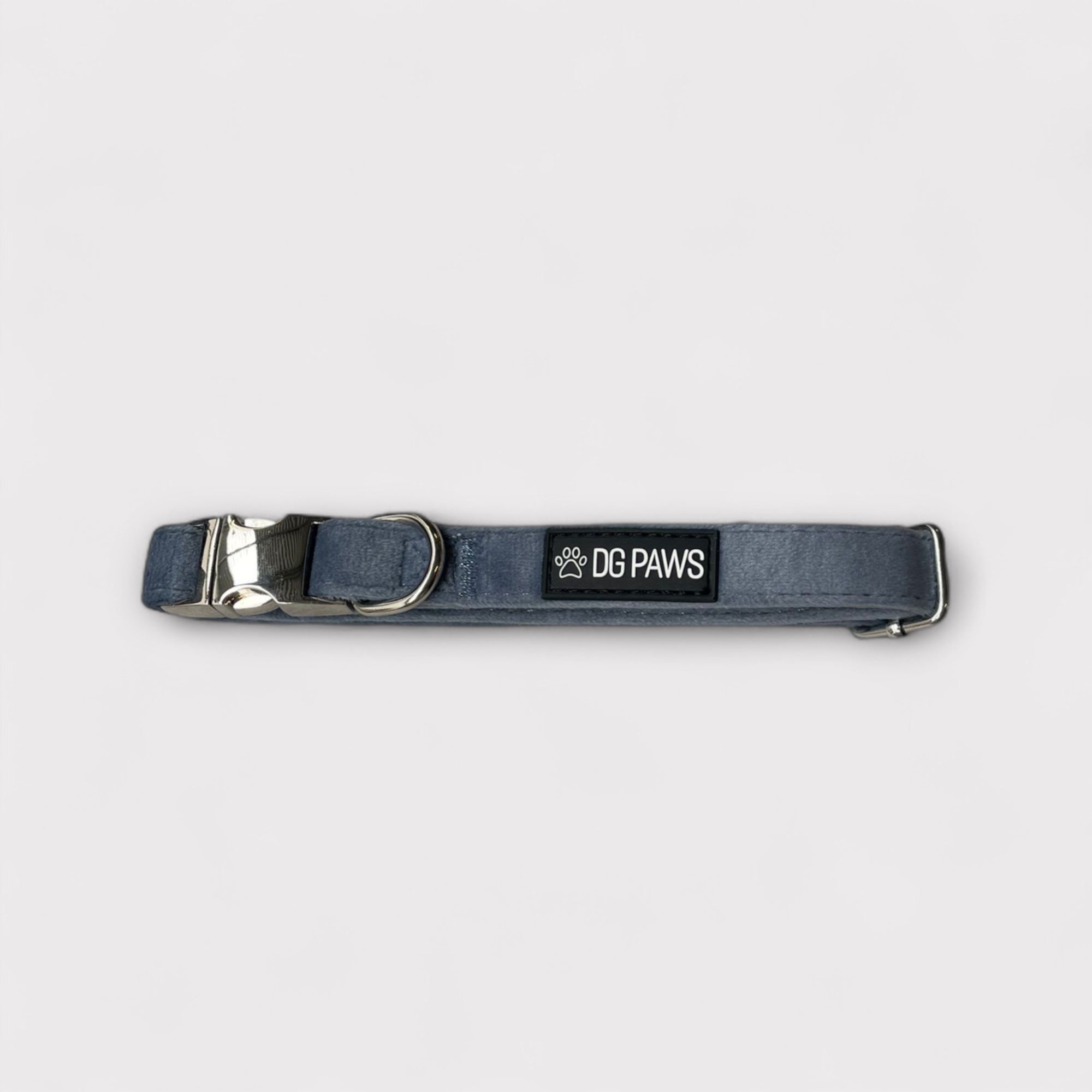 Blue Velvet Dog Collar