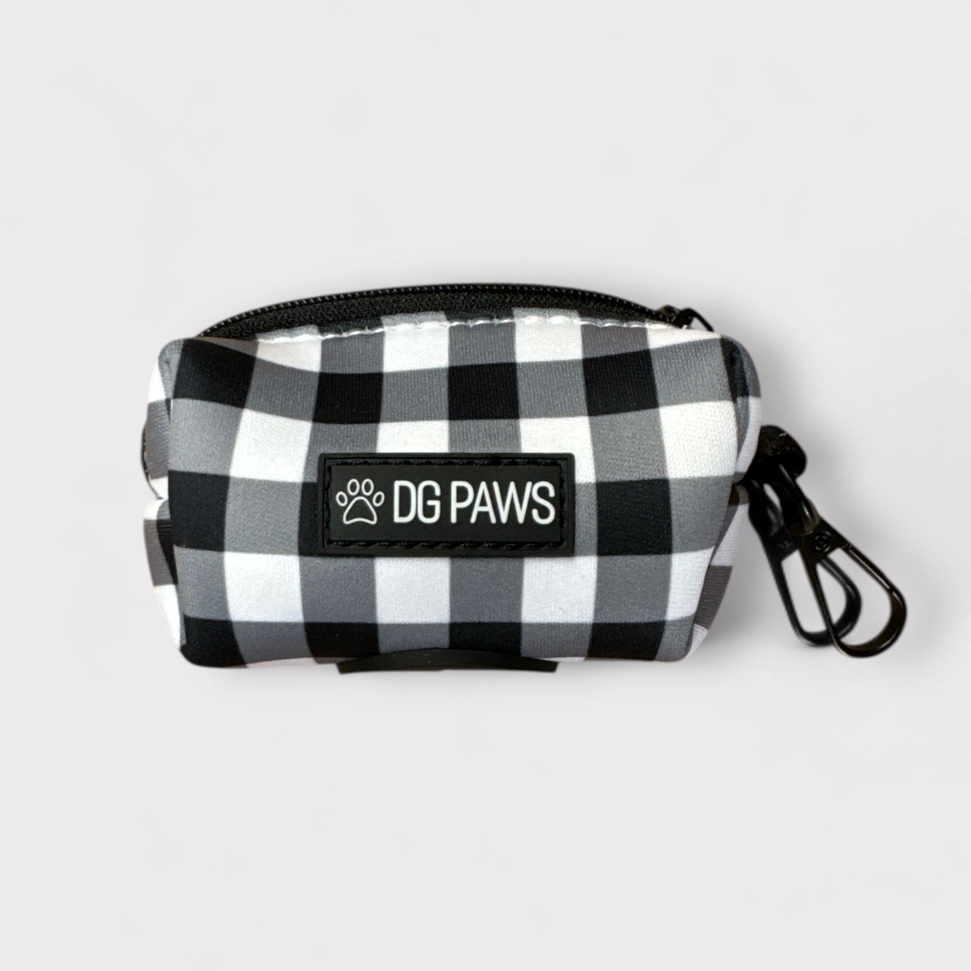Black and White Poop Bag Holder