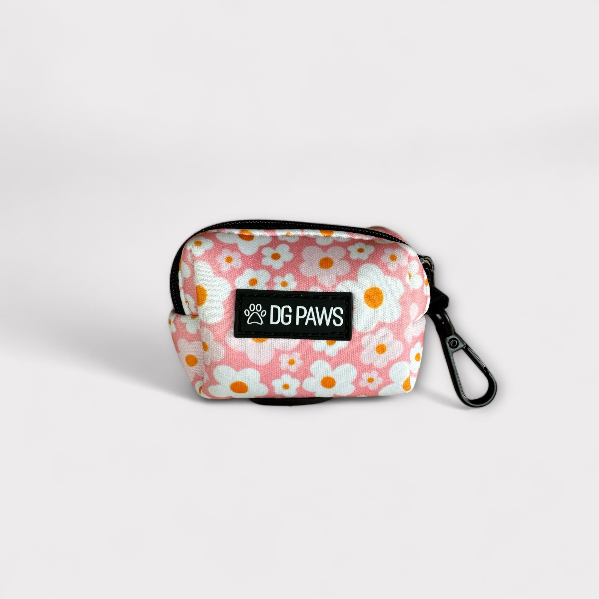 Pink Spring Floral Poop Bag Holder