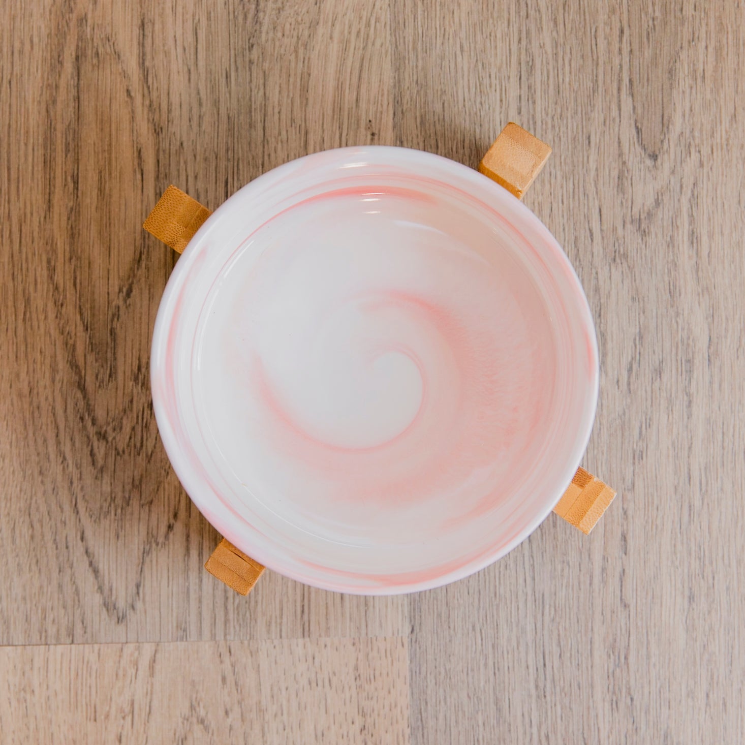 Ceramic Dog Bowl with Wooden Support (PRE-ORDER LG GREY ETA 21st NOV)