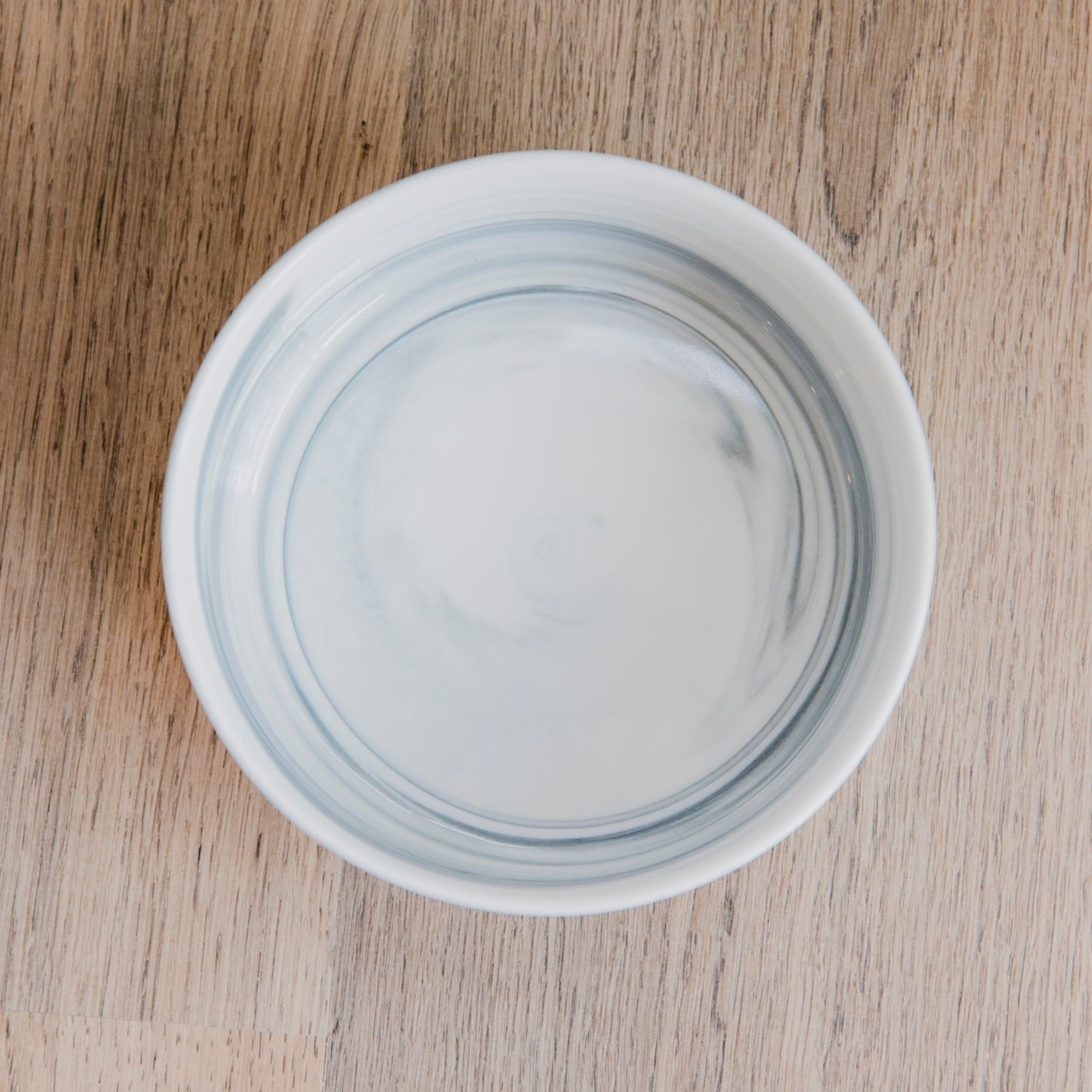 Ceramic Marble Dog Bowl